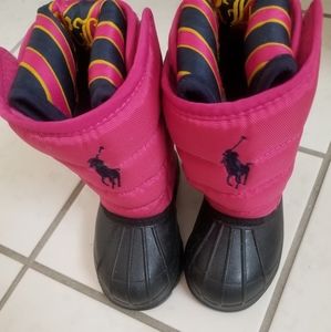 Kids size 5- Polo by Ralph Lauren boots